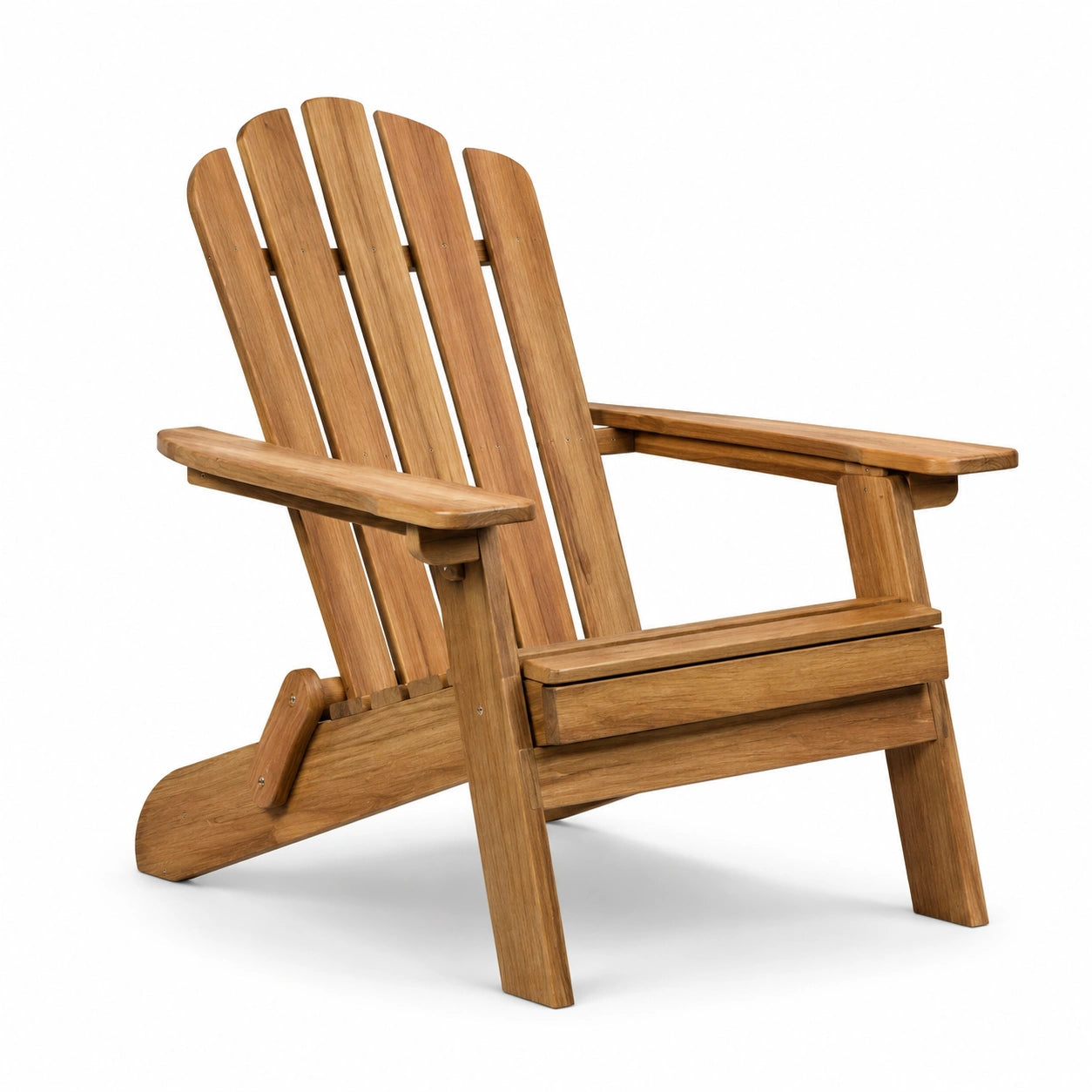 Fauteuil Adirondack en Teck Marron