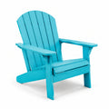 Chaise Adirondack en Bois Composite Bleu