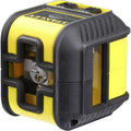 STANLEY STHT77592-1 Niveau Laser Croix + Équerrage Cross90 - Faisceau vert 4x plus lumineux - étanche IP50 - double filetage 1/4' - portée 16m