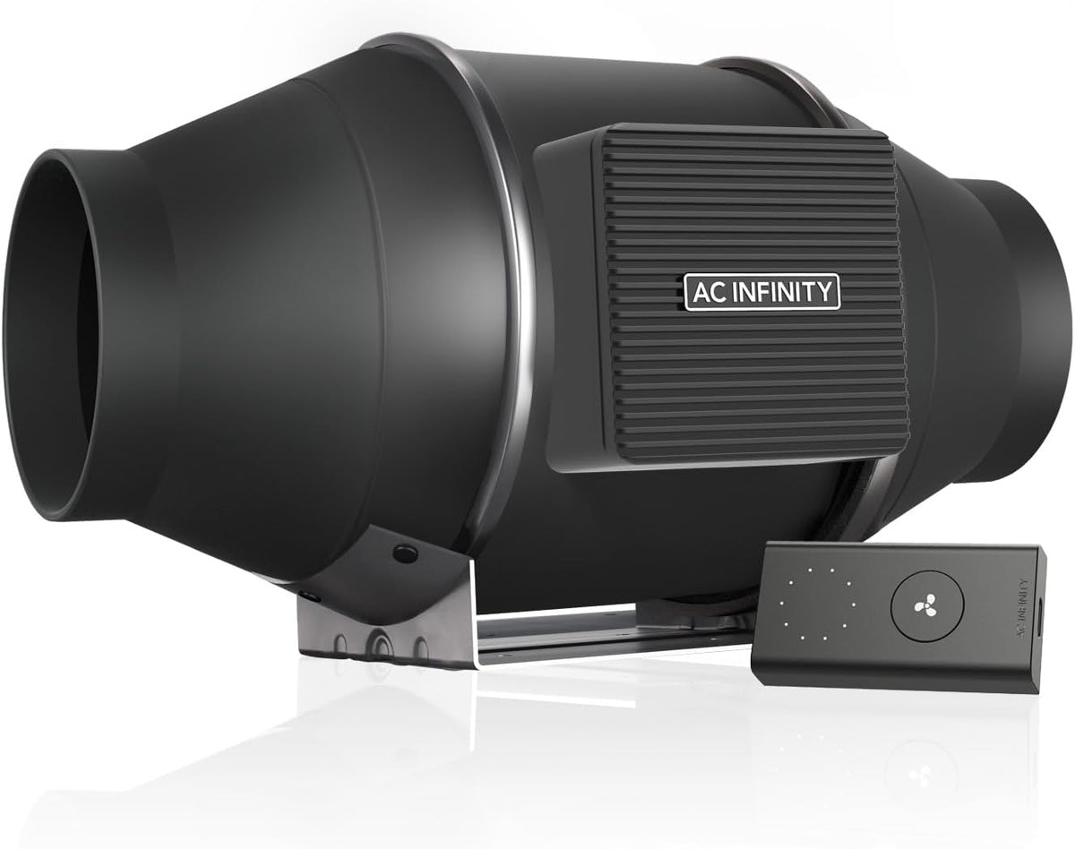 AC Infinity CLOUDLINE S4 Ventilateur silencieux avec contrôleur de vitesse de ventilation pour booster de refroidissement et tente de culture