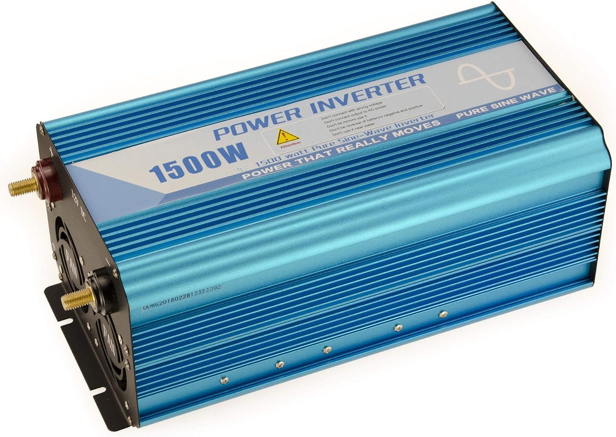 KALEA-INFORMATIQUE Convertisseur de Tension 12V en entrée vers 220V avec Onde Pur Sinus. Puissance Continue 1500 Watts, Puissance en crête 3000W