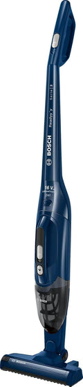 Bosch Aspirateur balai sans fil - BBHF216 - 16 V max. - Batterie lithium - 36 min - Aspirateur de table intégré - Bleu