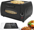 12L Four Tandoor Commercial 2-en-1 - Pizza & Naan/Roti/Lahmacun Maker avec Plateau de Cuisson, Rack et poignée, Coury Clay Four pour Manakish