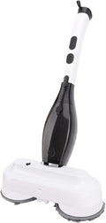 Asixxsix Électrique sans fil, Nettoyeur de plancher rotatif 2 en 1 avec double brosse et réservoir d'eau de 800ml