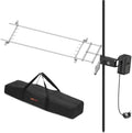 onlyfire Rôtissoire Électrique pour Feu de Camp, Brasero et Foyer Extérieur, Tourne Broche Réglable en Hauteur avec Sac de Rangement