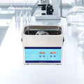 Nettoyeur à ultrasons professionnel 3 l avec chauffage minuterie 30 min en acier inoxydable 0-80 °C pour bijoux, montres, prothèses dentaires, verres