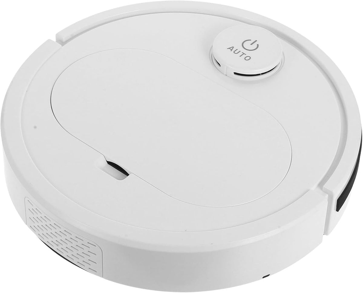 SUPVOX Aspirateur Robot Automatique Es350 Blanc USB Démarrage Tactile, Balayage, Aspiration et Nettoyage Sols Durs et Tapis