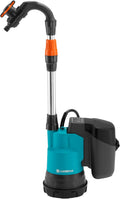 Gardena Pompe pour collecteur d'eau de pluie 2000/2 18V P4A - sans chargeur ni batterie: Débit et pression élevés, Niveaux de puissance réglables