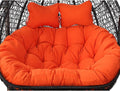 Balançoire Panier Suspendu Coussin De Siège Jardin Double, Grand Coussin pour Balancelle, éPais Coussins pour Hamac Suspendu De Jardin