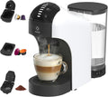 Woox Machine à Café à Capsules 3 en 1, 20 Bars, 1400W, Machine à Expresso Compacte pour Nespresso, Dolce Gusto, K-fee et Café Moulu, Réservoir 850ml