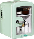 Iceblue Mini réfrigérateur avec fenêtre de visualisation, 4 l/6 canettes, pour soins de la peau, pour beauté et boissons