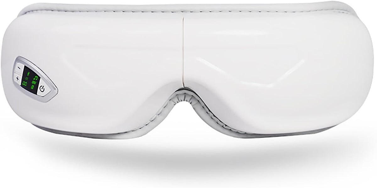 Masseur Chauffant Yeux, Masseur Oculaire Intelligent, 5 Modes Massage/étanchéité Réglable/Peut Être Connecté Musique Bluetooth/Vibration