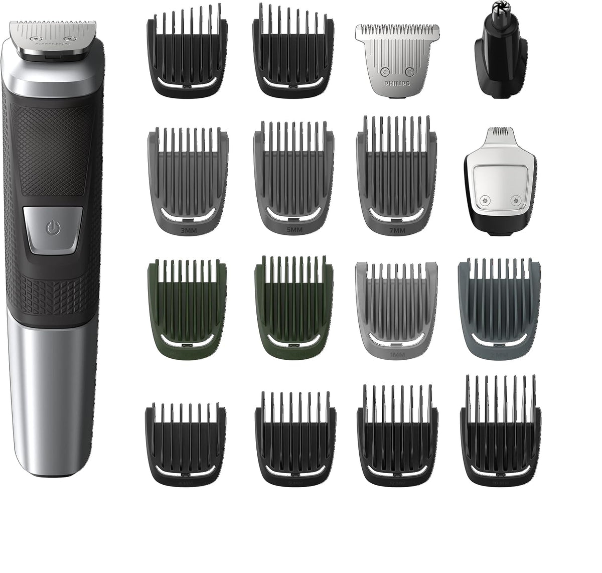 Philips Norelco MG5750/49 Tondeuse multifonction série 5000 avec 18 pièces, sans huile de lame nécessaire