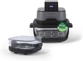 Salter Crisp & Go Friteuse à air portable, récipient en verre 4 L, 1500 W, 2 récipients nomades de 1,5 L, 4 programmes, jusqu'à 200 °C, fenêtre 360°