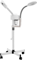 Vapeur Visage Vaporisateur Facial 2 en 1 Professionnel Sauna Facial avec Lampe Loupe Vaporisateur pour Salon de Beauté SPA