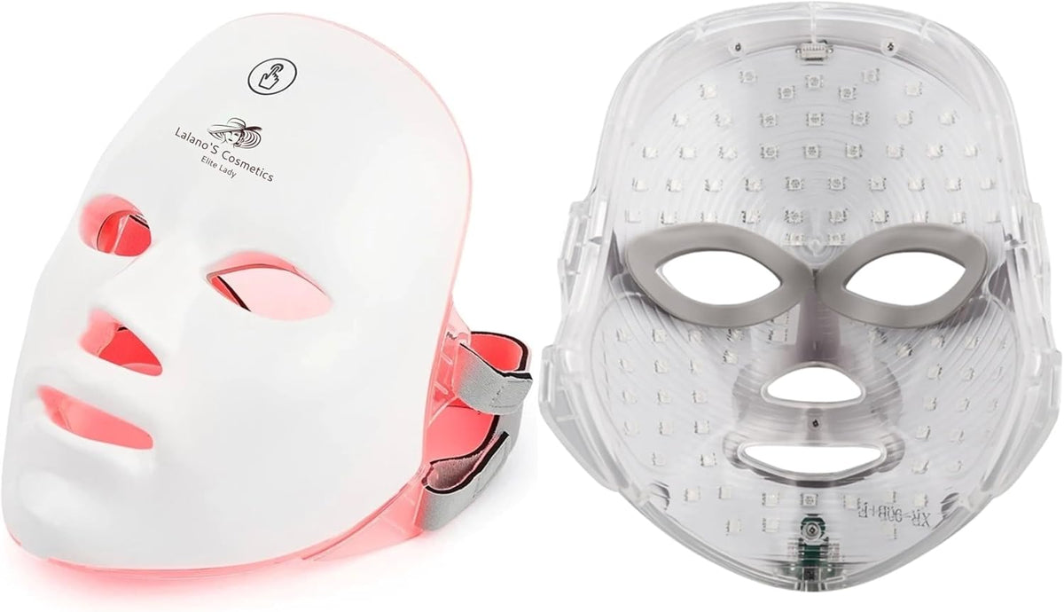 Lalano`S Cosmetics Appareil de soin cosmétique Light facial BeautyMasque, appareil de raffermissement du visage, masque facial LED