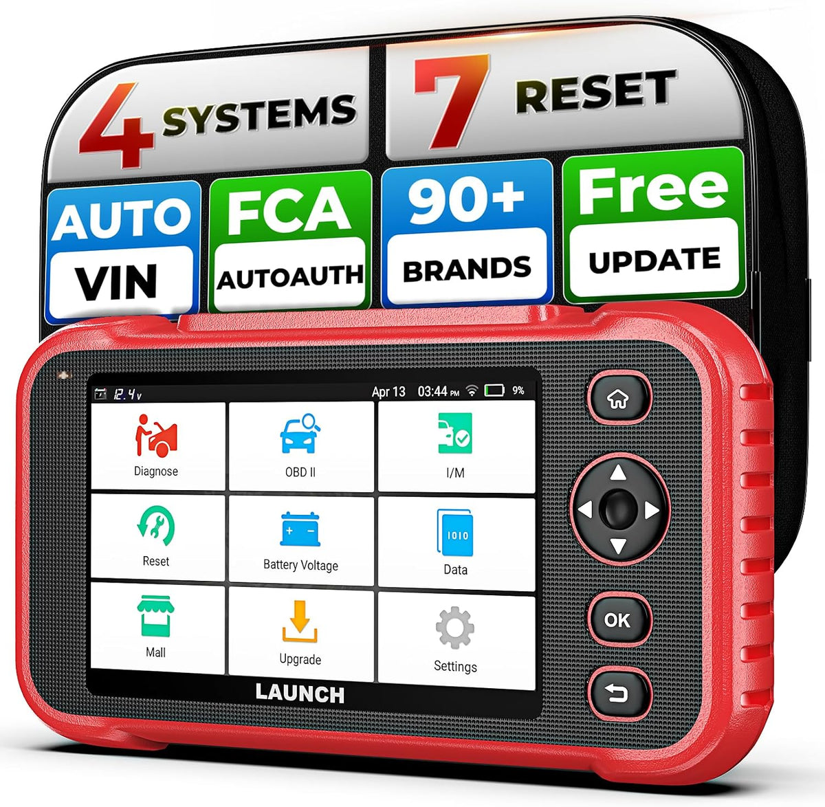 LAUNCH CRP123I V3.0 Outil de diagnostic Scanner OBD2, lecteur de code pour voitures et camions