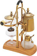 Royal Belgian Balance Syphon Brewer Machine à café avec siphon style vintage avec carafe en verre