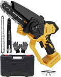 Mini tronçonneuse sans fil pour batterie Dewalt 20 V MAX, 20,3 cm et 15,2 cm 2 en 1 avec moteur sans balais et auto-huileur, 1200 W
