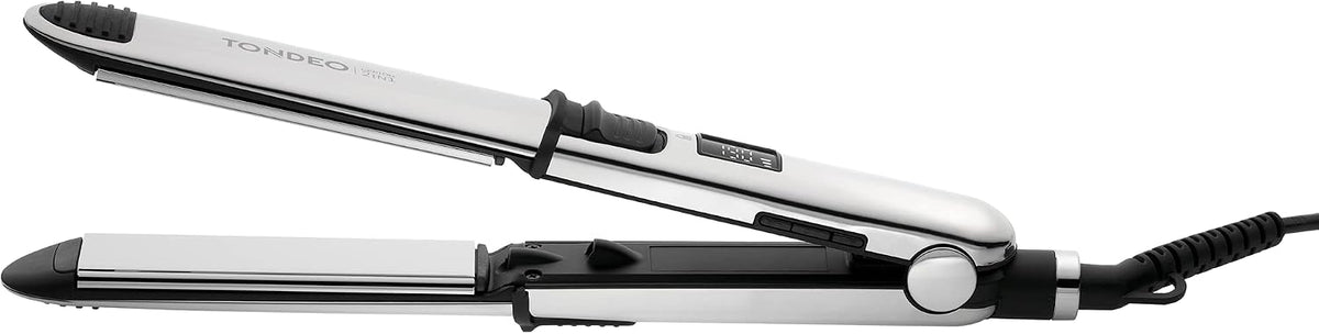 TONDEO Fer à lisser CERION 2 en 1, Fer à coiffer professionnel avec technologie ionique, 2 en 1 : fer à lisser et à boucler