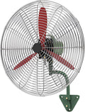 Ventilateur Mural Oscillant 55 Cm/65 Cm/75 Cm Avec 3 Vitesses, Tête Oscillante À 120 Degrés, Pour La Maison, Le Bureau, L'atelier