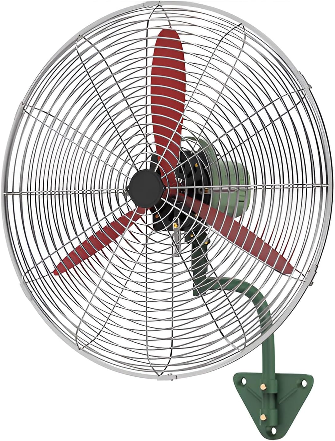 Ventilateur Mural Oscillant 55 Cm/65 Cm/75 Cm Avec 3 Vitesses, Tête Oscillante À 120 Degrés, Pour La Maison, Le Bureau, L'atelier