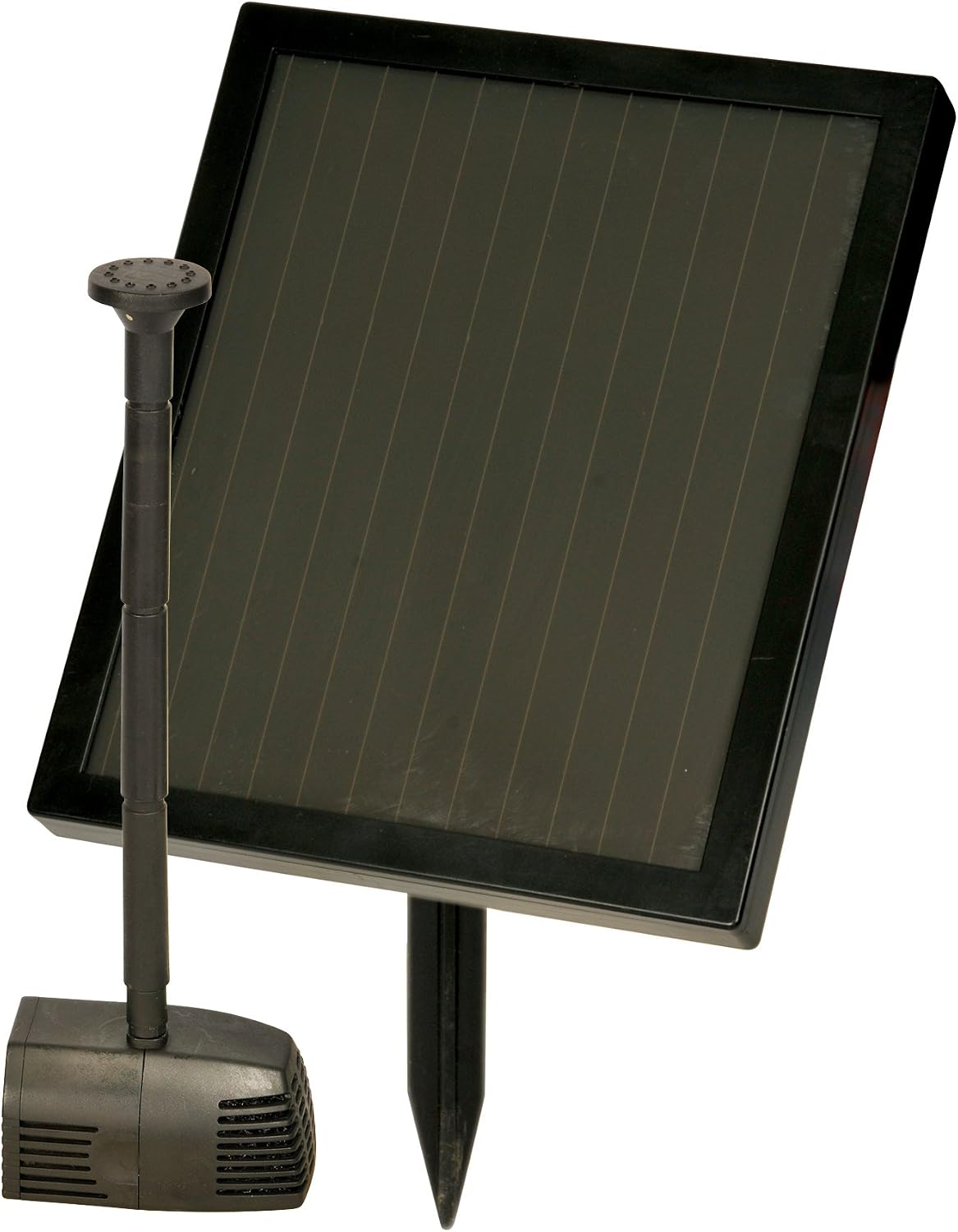 Hozelock - Pompe à Cascade pour Bassin Solaire : Idéal pour Petit Bassin, Créé Une Cascade grâce à l'Energie Solaire, Pompe 300 L/HR 3538 0000