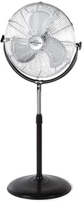 Orbegozo PWS 1846 - Ventilateur industriel sur pied, pales en métal, 3 vitesses de ventilation, diamètre 45 cm et puissance 135 W, Multicolore