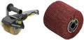 Fartools REX120C Rénovateur extérieur 1300W, Brosse Laiton 120X100MM & 110873 Brosse Fibre synthétique pour rénovateur REX120 Diamètre 120 mm Noir