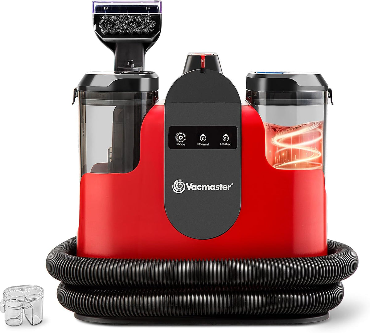Vacmaster Nettoyeur tapis chauffant 1150W 17KPA auto-nettoyage canapé, auto-nettoyage Aspirateur Nettoyeur à Vapeur 50°C Nettoyeur de Canapé Nettoyeur
