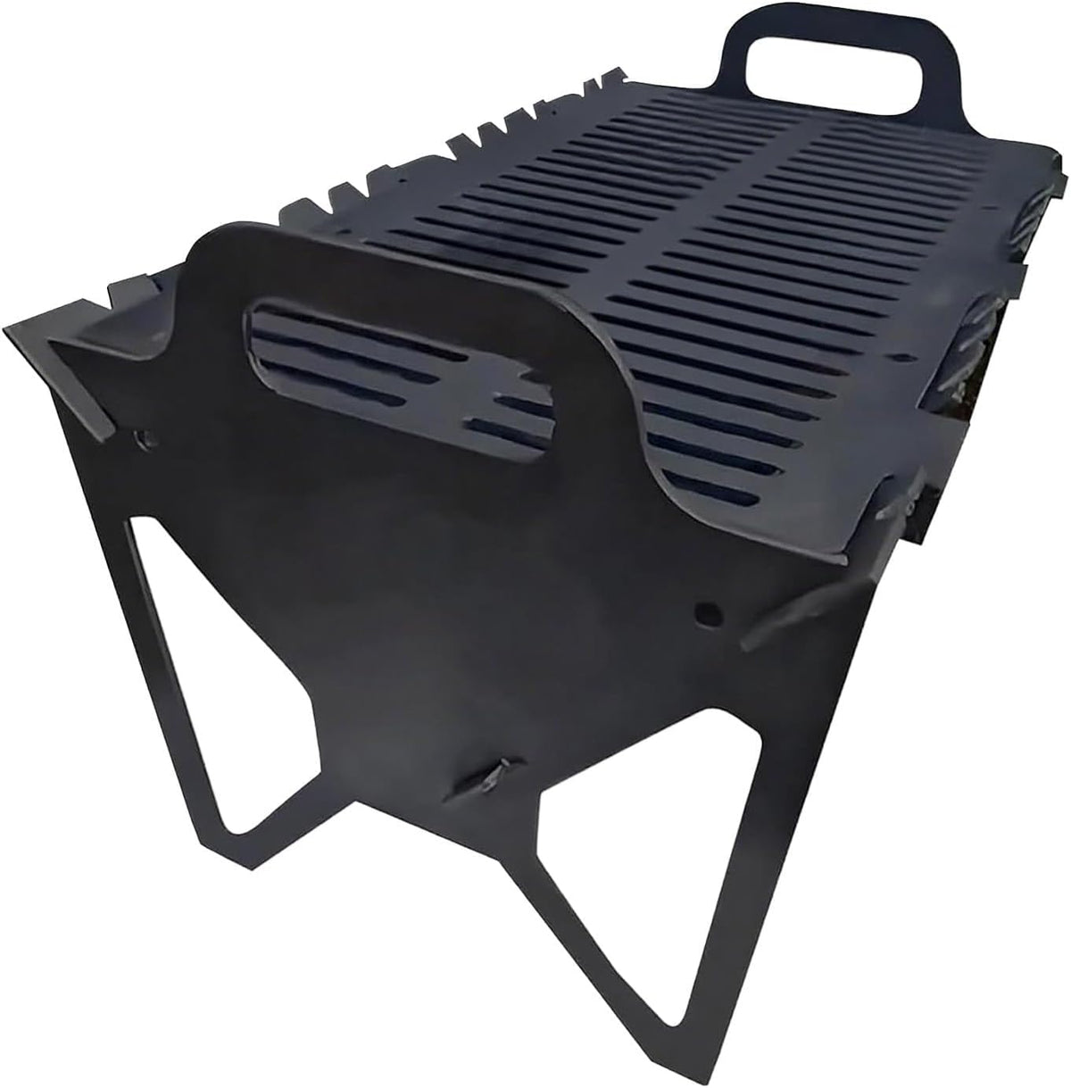 Barbecue portable au charbon de bois, Station de cuisson extérieure pliable, cadre en acier robuste, design léger pour hayon, plage
