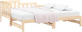 vidaXL Lit Coulissant sans Matelas 2X(90x200) cm Bois de pin Massif
