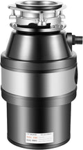 Hachoir à déchets de cuisine 1,2 l, 560 W, broyeur de déchets de cuisine, évier pour cuisine, déchets alimentaires, déchets ménagers