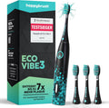 happybrush Eco VIBE 3 Brosse à Dents Électrique Sonique, Vainqueur du Test, Rechargeable jusqu'à 60 Jours, 3 Modes & Minuterie 2 Min