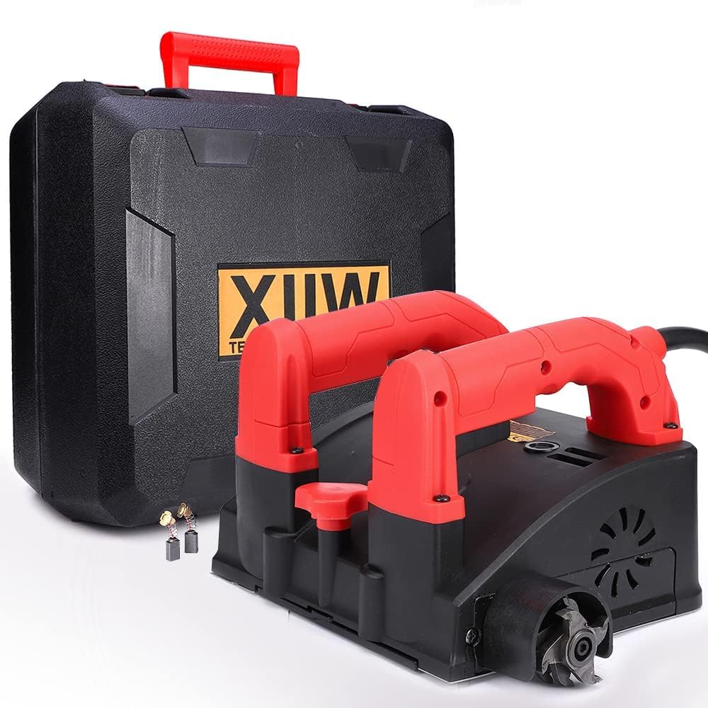 XIIW 1600W Fraise à rouleau 4000UPM Raboteuse Murale électrique