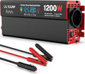 OLTEANP Onduleur 12V à 230V Sinusoïdal Pur, Convertisseur De Tension 1200W Inverseur avec Écran LCD, Prises AC, Connexion 36W Type-C