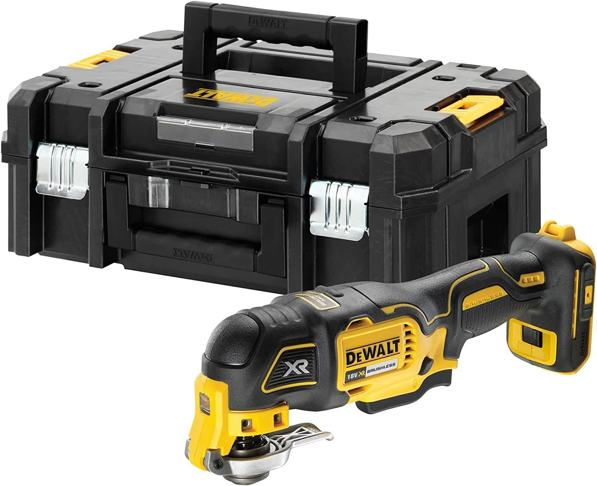 DEWALT - Multicutter 18v - 35 accessoires - 3 positions de réglage de la butée de profondeur - changement de lame facile