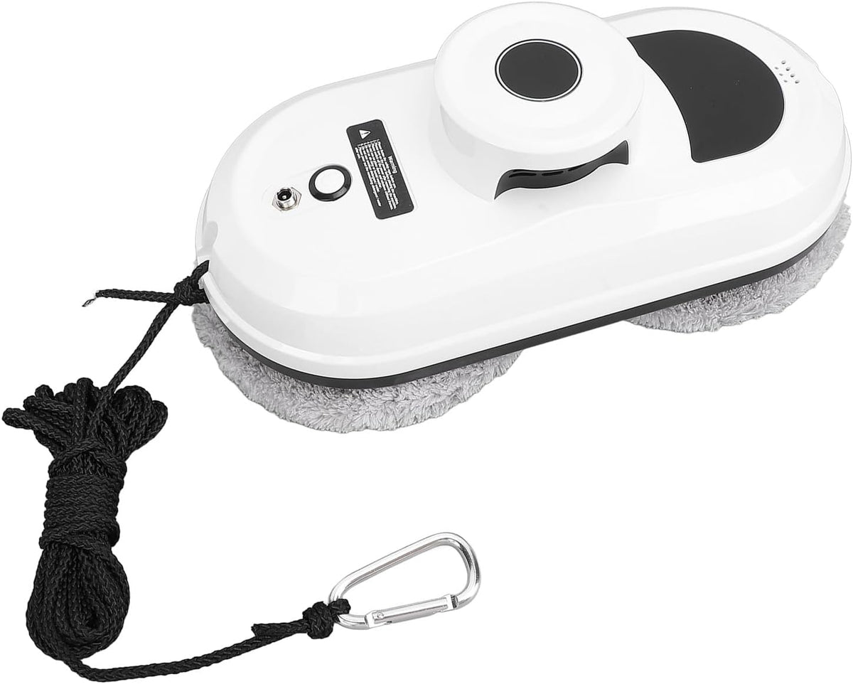 Fockety Robot Lave-vitre Intelligent, Robot Nettoyeur de Vitres avec Puissance D'aspiration de 5600 Pa, Modes de Nettoyage Intelligents