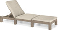 Keter Allibert - Chaise Longue Daytona SL, 22 x 195 x 65 cm, Beige (Cappuccino)