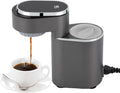 Machine à café compacte expresso 600W température réglable 85-95°C grise, Pré-infusion basse pression pour arômes équilibrés