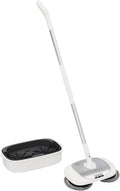 Electrique Sans Fil,40W Électrique Rotatif Vadrouille Avec 4X Chiffons de Nettoyage et Seau pour Carrelages, Aux Sols Durs