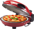 BEPER P101CUD300 Four à Pizza avec Plaque Réfractaire Amovible - Four à Pizza Electrique avec 5 Modes de Fonctionnement et Minuteur