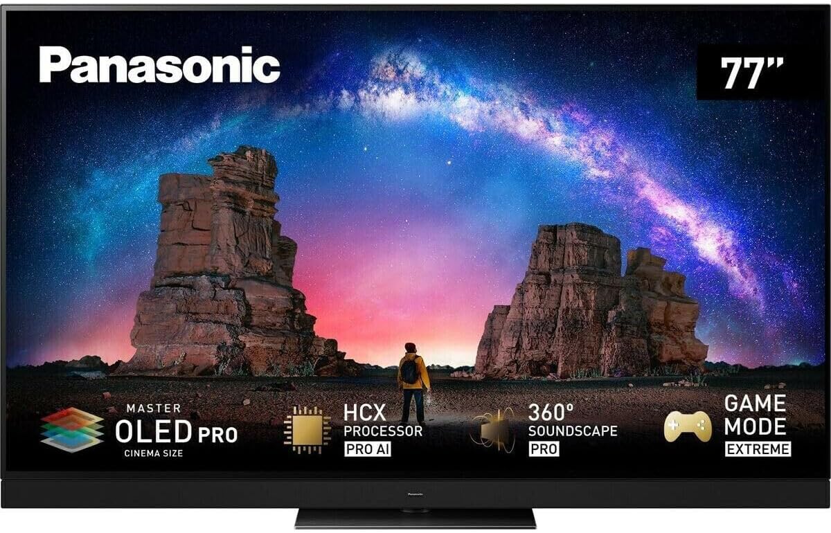 TV OLED Panasonic TX 77MZ2000E 195 cm 4K UHD Smart TV Noir