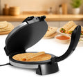 Chapati Maker, Presse Roti En Acier Inoxydable, 10 Pouces, Machine à tortilla antiadhésive avec chauffage double face. for les crêpes