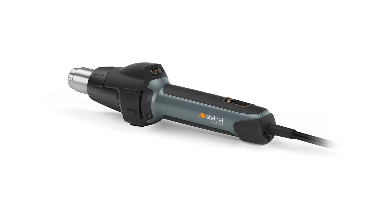 Steinel Pistolet à air chaud HG 2220 E, 2200 W décapeur thermique professionel, 80-630°C, 150-500 l/min, filtre à poussière fine, 3 m de câble