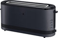 WMF Grille-pain longue fente, 2 tranches avec support à pain, grille-pain étroit, XXL, fonction bagel, 7 niveaux de torréfaction, 900 W
