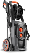 FUXTEC Nettoyeur Haute Pression FX-HDR2200-2200W, 170 Bars, 450 L/h, buse réglable, Tuyau 8m, Enrouleur et Pistolet, réservoir de détergent intégré