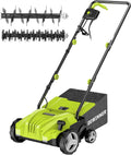 DEWINNER 1500W Scarificateur émousseur électrique, 2 en 1 Scarificateur AéRateur électrique, 3200 TR/Min, avec 2 Lames De Rechange Incluses