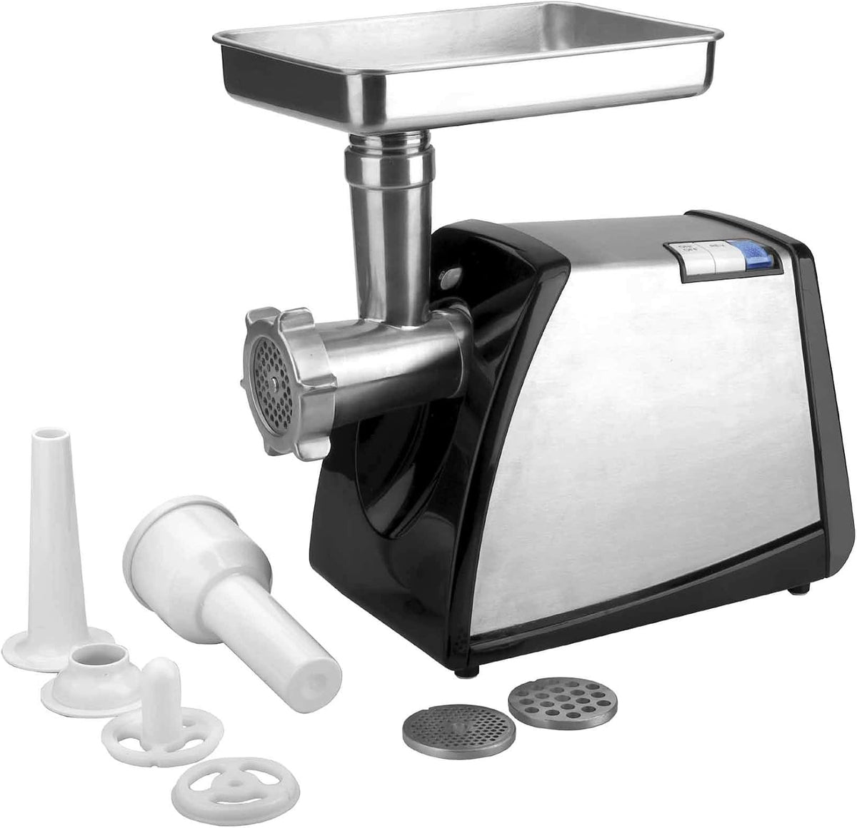 Lacor 69068 - Hachoir à viande électrique 800 w - Gris, Ustensile professionnel durable