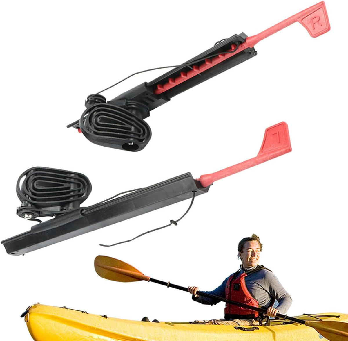 Marchepieds réglables pour kayak, repose-pieds réglables pour kayak, de pédale de bateau résistante à l'usure